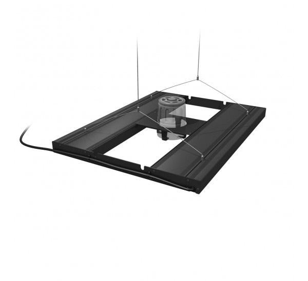 G2 Hybrid T5 HO Light Fixture - Black - 24" | 2 Foot