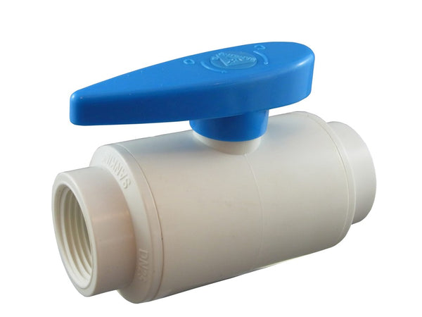 Ball Valve - DIN - White (Blue)