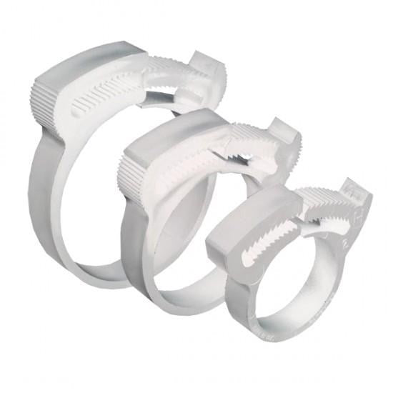 Hose Clamp - White
