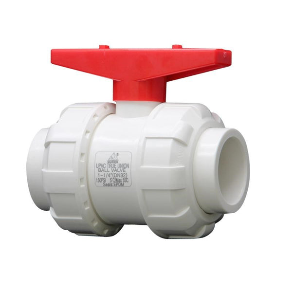 True Union Ball Valve - DIN - White