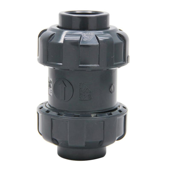 True Union Check Valve - DIN - Grey
