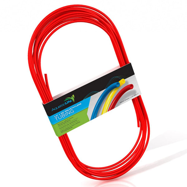 1/4" Polyethylene Tubing - 50 FT (15m) - Red