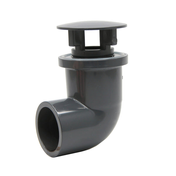 Elbow force Drain Coupling - DIN - Grey