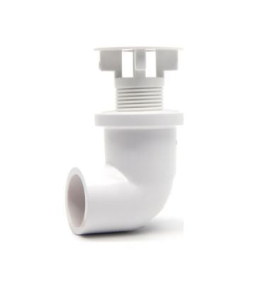 Elbow force Drain Coupling - DIN - White